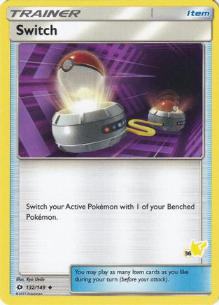Switch - 132/149 (#36 Pikachu Stamped)/149 - Promo