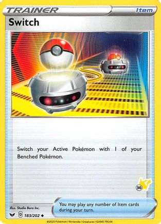 Switch - 183/202 (#36 Pikachu Stamped)/202 - Promo