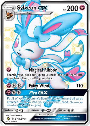 Sylveon GX/SV94 - Holofoil - Shiny Holo Rare