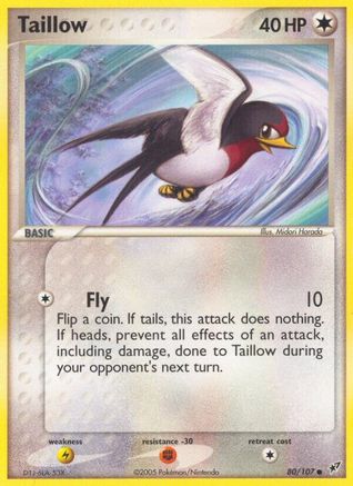 Taillow 080 - Reverse Holofoil - Common