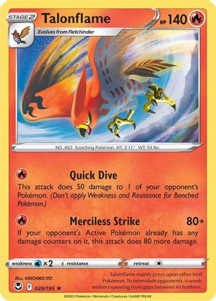 Talonflame 029 - Rare