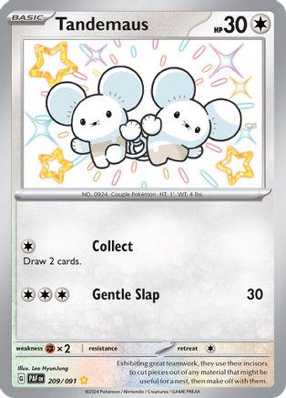 Tandemaus 209/091 - Holofoil - Shiny Rare