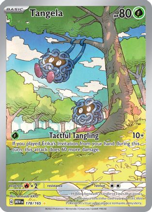 Tangela 178/165 - Holofoil - Illustration Rare