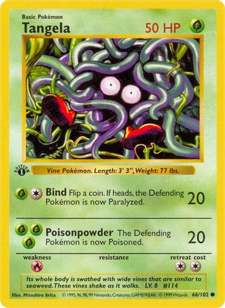 Tangela 066 - 1st Edition - Common