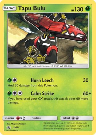 Tapu Bulu - SM61 - Holofoil - Promo