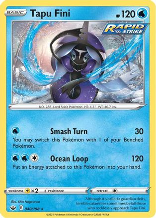 Tapu Fini 040 - Holofoil - Holo Rare