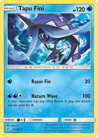 Tapu Fini 053 - Rare
