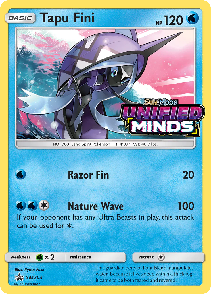 Tapu Fini (Prerelease) SM203 - Holofoil - Promo