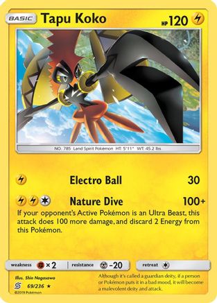 Tapu Koko - Holofoil - Holo Rare