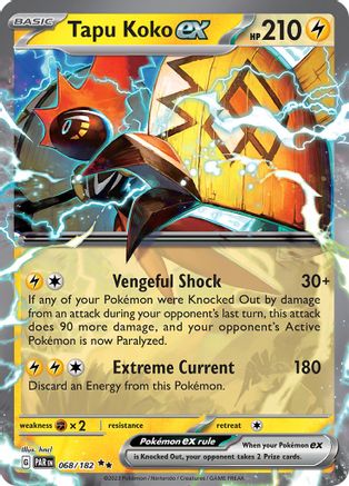 Tapu Koko ex 068/182 - Holofoil - Double Rare