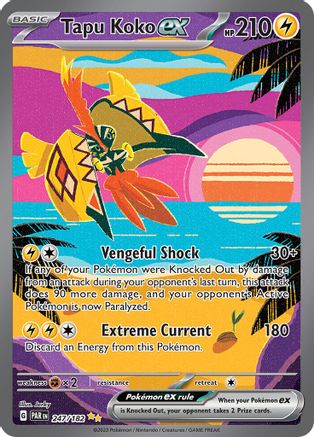 Tapu Koko ex 247/182 - Holofoil - Special Illustration Rare