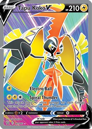 Tapu Koko V (Full Art) 147 - Holofoil - Ultra Rare