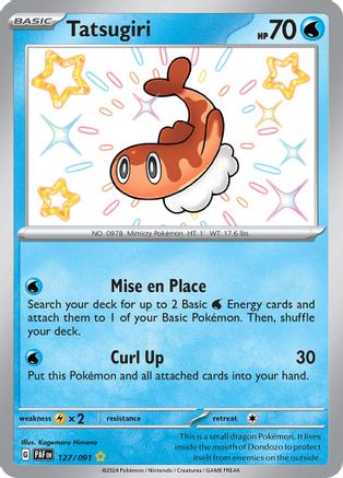 Tatsugiri 127 - Holofoil - Shiny Rare
