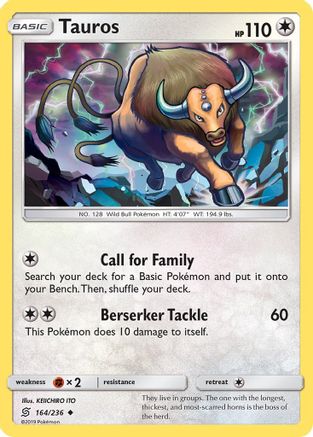 Tauros 164/236 - Uncommon