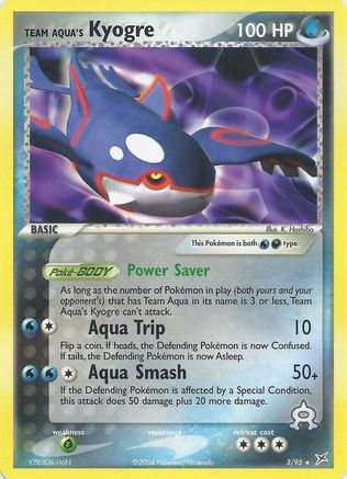 Team Aqua's Kyogre - 3/95 (EX Team Magma vs Team Aqua)/095 - Rare