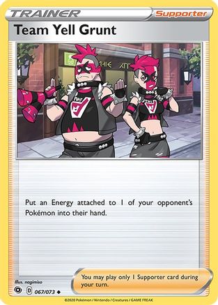 Team Yell Grunt 067 - Uncommon