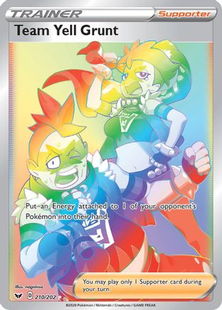 Team Yell Grunt (Secret) 210 - Holofoil - Secret Rare