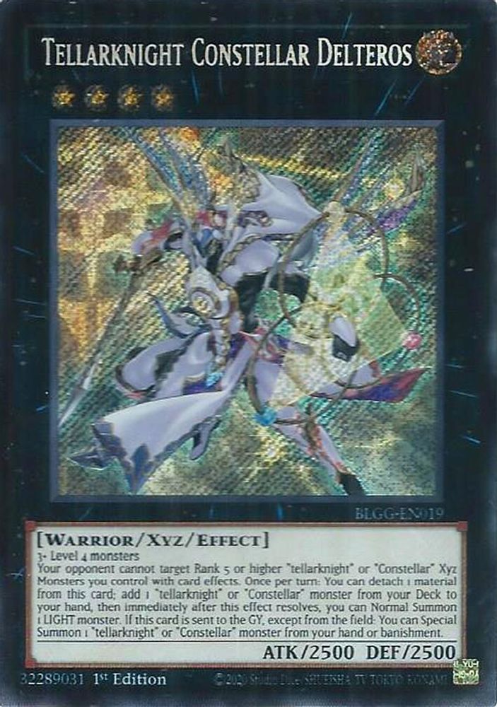 Tellarknight Constellar Delteros (BLGG-EN019) - Secret Rare