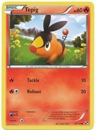 Tepig 15/114 (Cosmos Holo)/114 - Holofoil - Promo