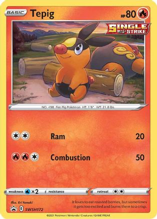 Tepig SWSH172 - Holofoil - Promo