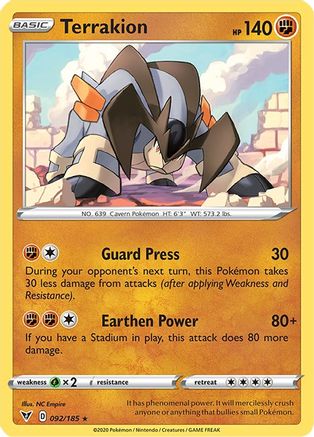 Terrakion 092 - Rare