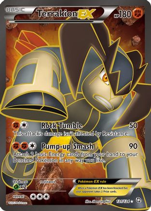 Terrakion EX (121 Full Art) - Holofoil - Ultra Rare
