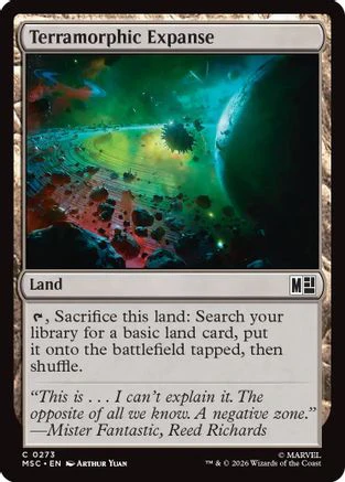 Terramorphic Expanse (0273) (Surge Foil) (MSC-273) - Commander: Marvel Super Heroes Foil
