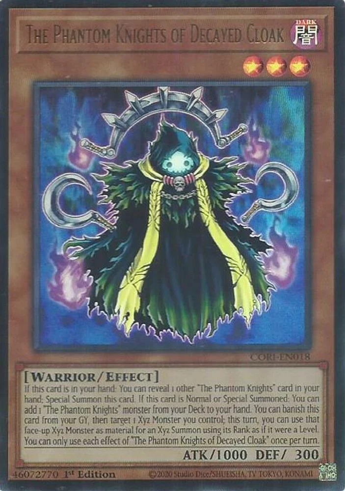 The Phantom Knights of Decayed Cloak (CORI-EN018) - Ultra Rare