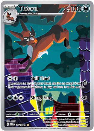 Thievul 092/084 - Holofoil - Illustration Rare
