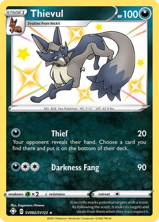 Thievul SV082 - Holofoil - Shiny Holo Rare