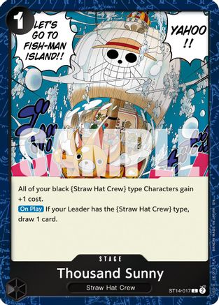 Thousand Sunny (Pirate Foil) (ST14-017) - Common