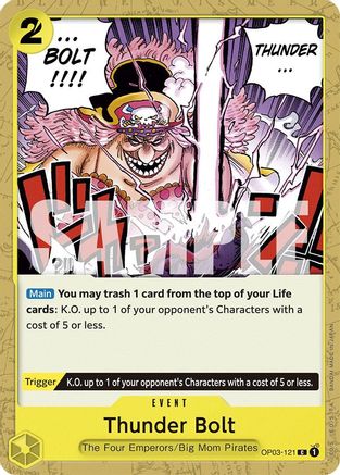 Thunder Bolt (OP03-121) - Common