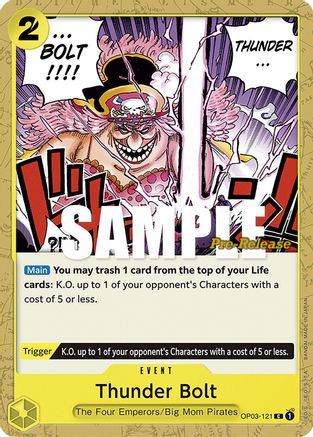 Thunder Bolt (OP03-121) - Common