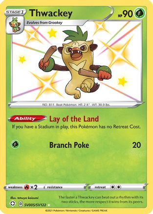 Thwackey SV005 - Holofoil - Shiny Holo Rare