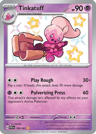 Tinkatuff 166 - Holofoil - Shiny Rare