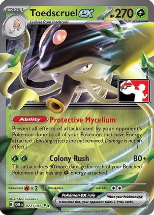 Toedscruel ex 022 - Holofoil - Double Rare