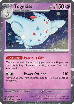 Togekiss - 085/197 (Cosmos Holo)/197 - Holofoil - Promo