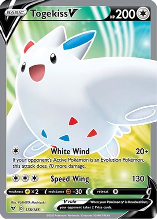 Togekiss V (Full Art) 178 - Holofoil - Ultra Rare