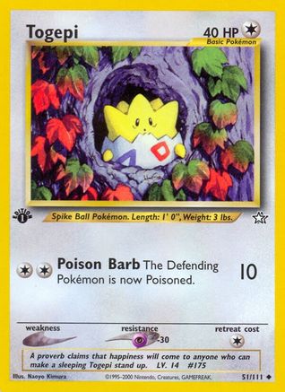 Togepi 051 - 1st Edition - Uncommon