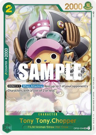 Tony Tony.Chopper (Store Championship 2023 Participation Pack Vol.1) (OP02-034) - Promo
