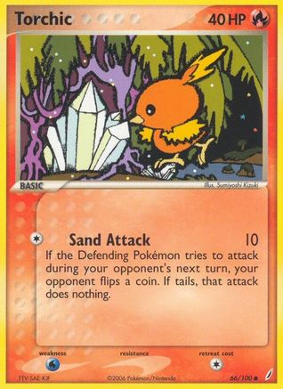 Torchic 066/100 - Reverse Holofoil - Common