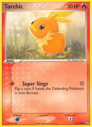 Torchic 067 - Reverse Holofoil - Common