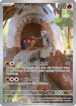 Torkoal 172/167 - Holofoil - Illustration Rare