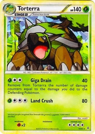 Torterra - 10/95 (Cracked Ice Holo)/95 - Holofoil - Promo