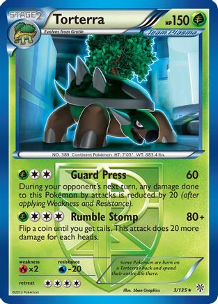 Torterra (Team Plasma) - Rare
