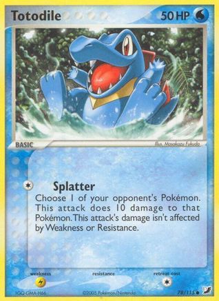 Totodile 078/115 - Reverse Holofoil - Common
