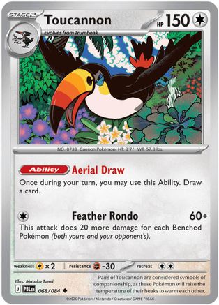 Toucannon 068/084 - Reverse Holofoil - Uncommon