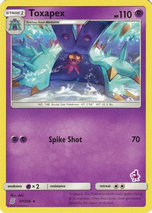 Toxapex - 97/236 (Mewtwo Stamped)/236  - Promo