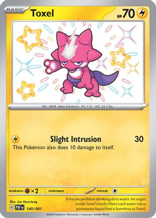 Toxel 140 - Holofoil - Shiny Rare
