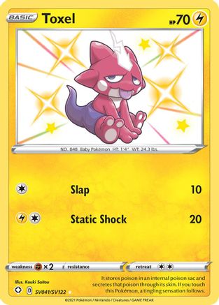 Toxel SV041 - Holofoil - Shiny Holo Rare